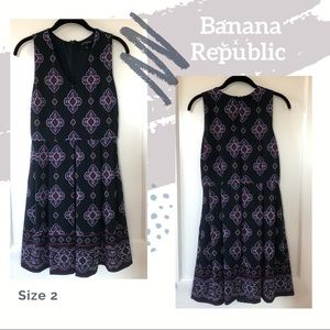 Banana Republic knee length sleeveless dress